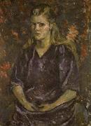 unknow artist Painting of Anna Mahler Sweden oil painting artist
